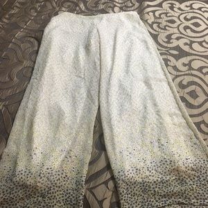 Wide leg flowy pants